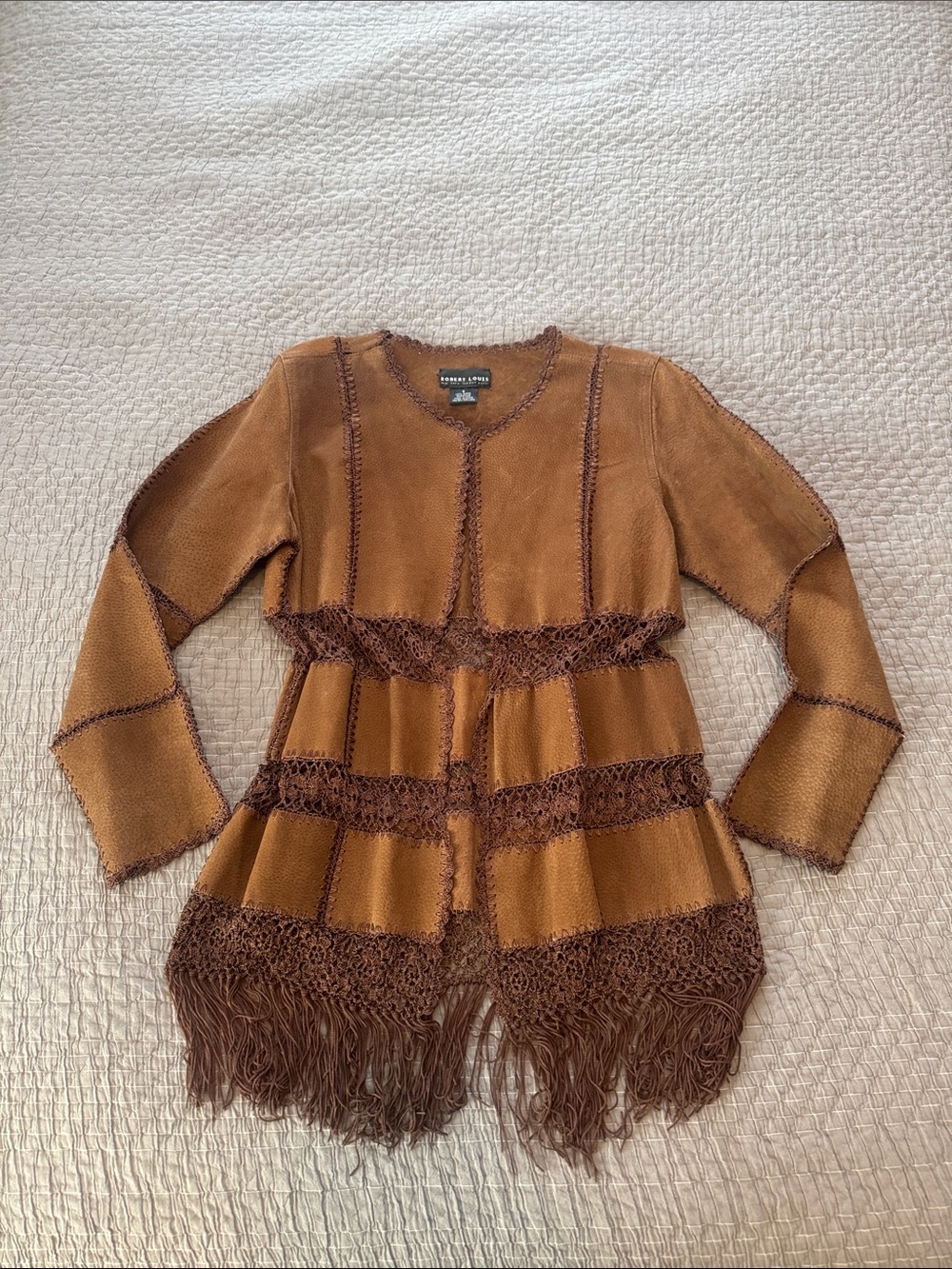 Robert Louis Suede Fringe Jacket